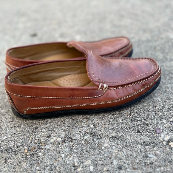 Dockers Catalina Brown Leather Slip On Casual Loafer - Picture 5 of 9